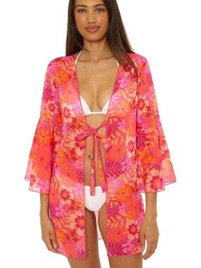 BECCA BY REBECCA VIRTUE Copacabana Kimono Swim Coverup [Never Worn - NWT]